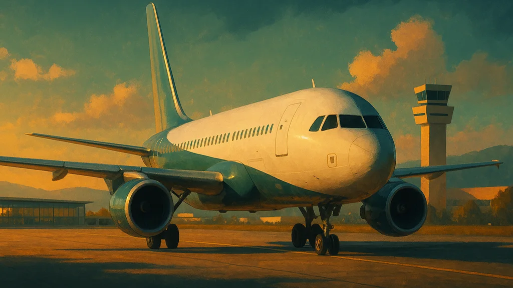 Original AI-generated travel illustration for: Independent report: Air accident monthly bulletin October 2026