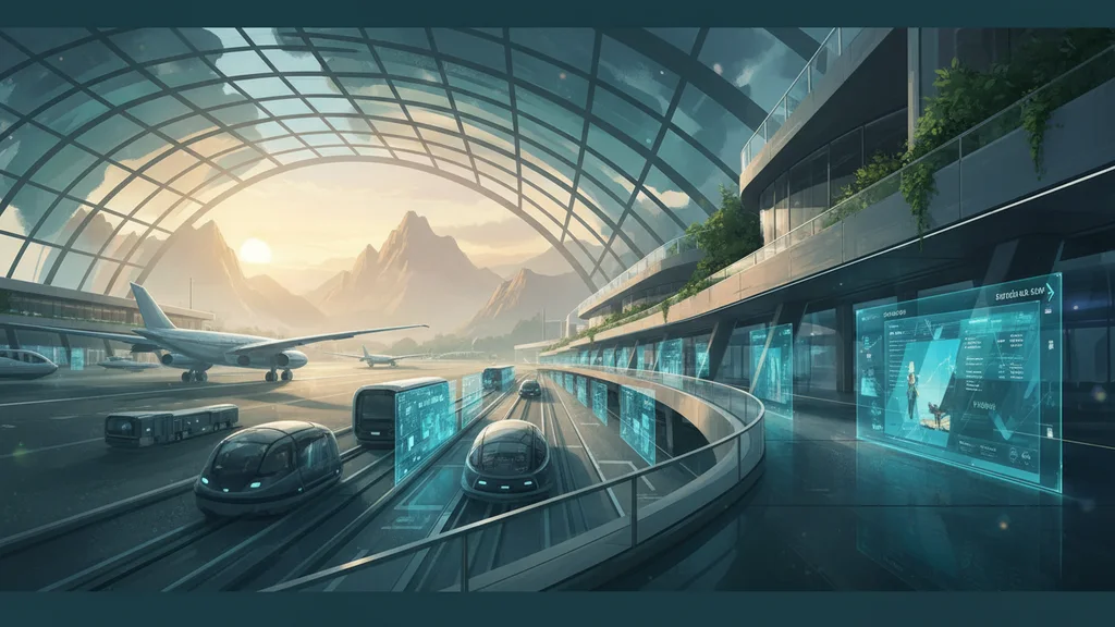 Original AI-generated travel illustration for: Travelgate enters a new phase under Luisa Camara as Pedro Camara builds a new venture