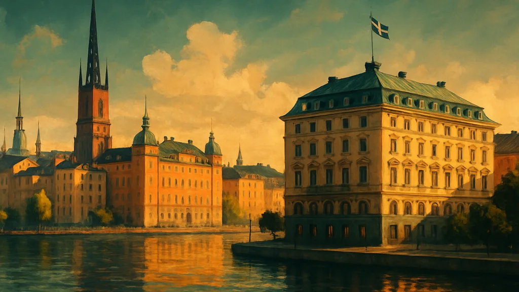 Original AI-generated travel illustration for: Hilton Bets on Scandic to Crack Nordics