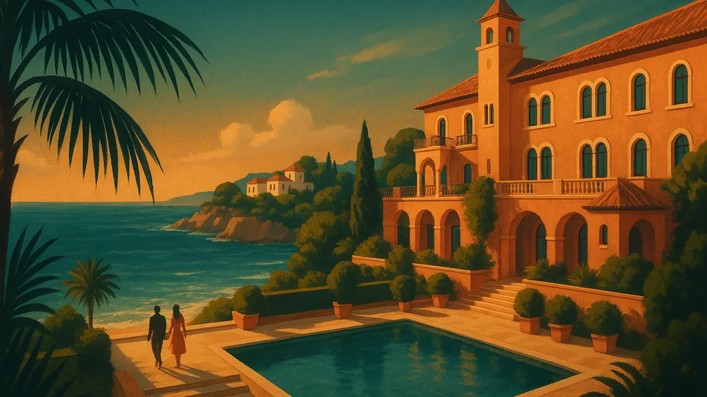 Original AI-generated travel illustration for: DUCO Spain & Portugal Summit returns to Marbella