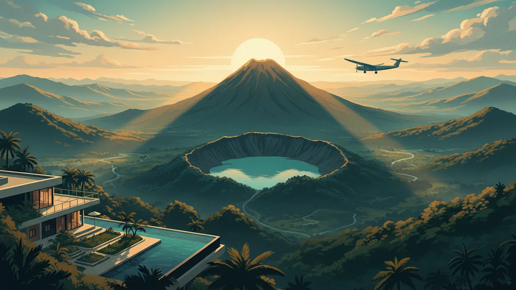Original AI-generated travel illustration for: El Salvador