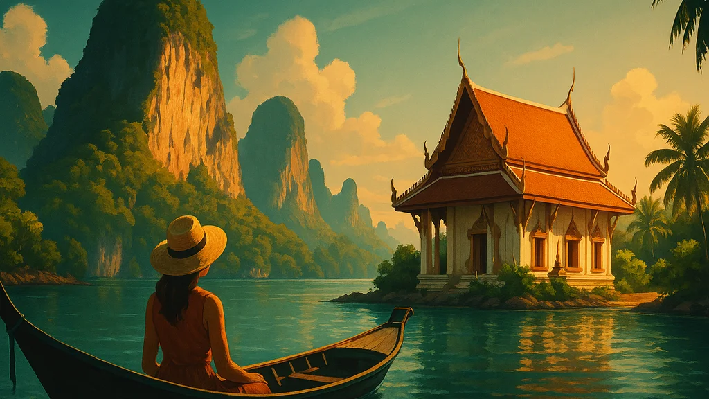 Original AI-generated travel illustration for: Thailand