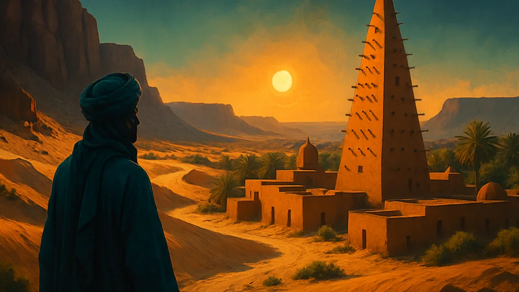 Original AI-generated travel illustration for: Niger