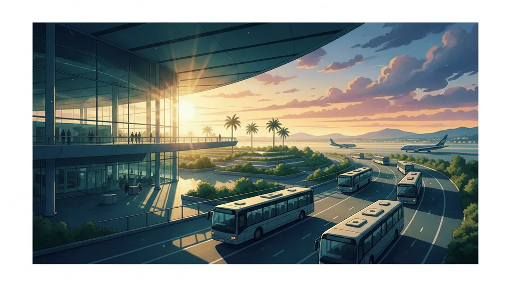 Original AI-generated travel illustration for: Research: Bus service improvement plan phase 1: intervention evaluation