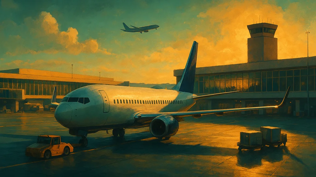 Original AI-generated travel illustration for: United Business Card Review: Is The Card Worth The $150 Annual Fee?