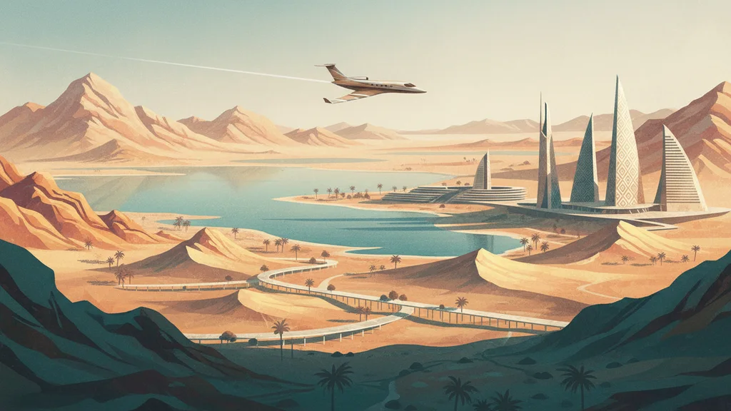 Original AI-generated travel illustration for: United Arab Emirates