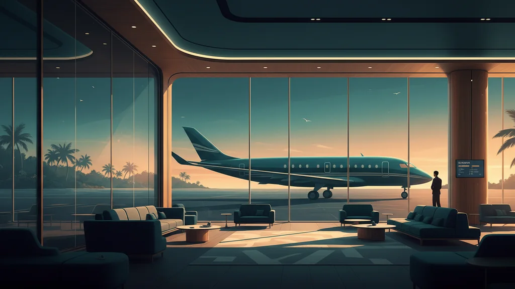 Original AI-generated travel illustration for: Easy (Paid) GHA Discovery Titanium & Platinum Status Match: My Experience