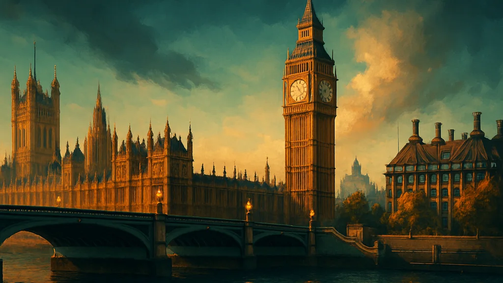 Original AI-generated travel illustration for: WTM London marks 20th Ministers’ Summit