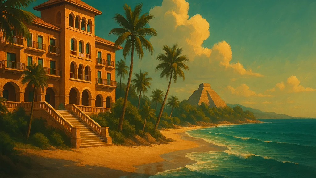 Original AI-generated travel illustration for: Mexico