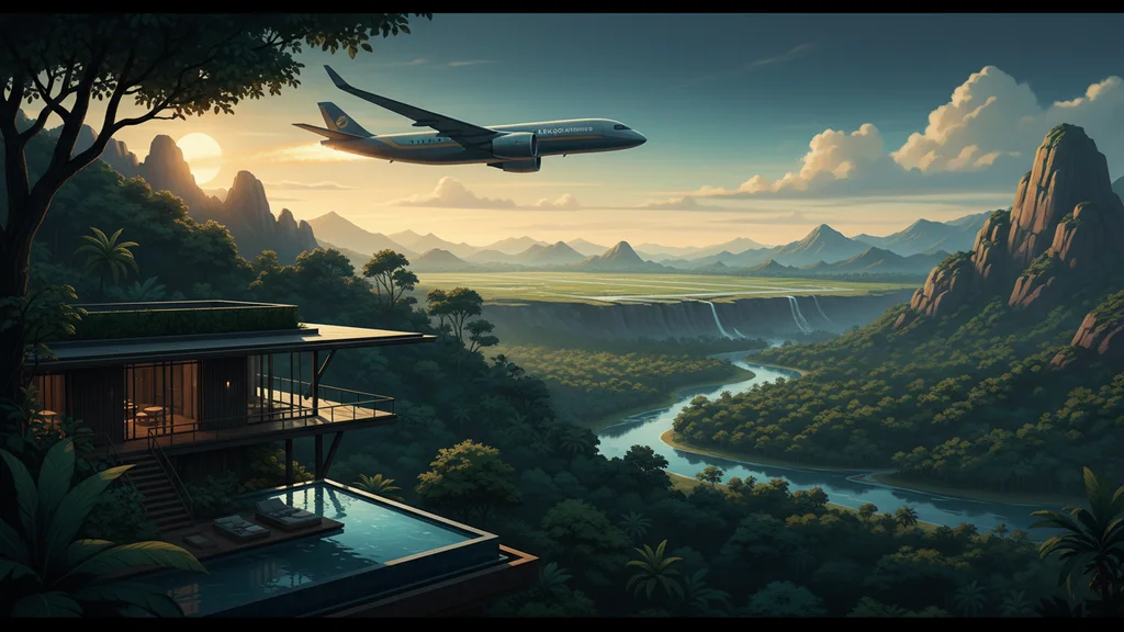 Original AI-generated travel illustration for: Brazil