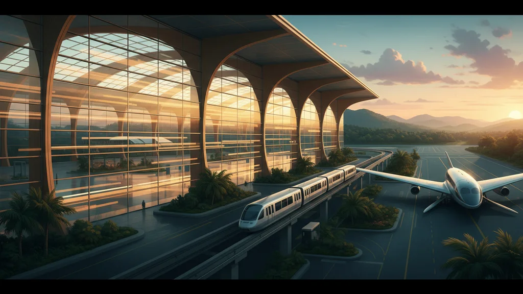 Original AI-generated travel illustration for: Guidance: Rail infrastructure costs review: terms of reference