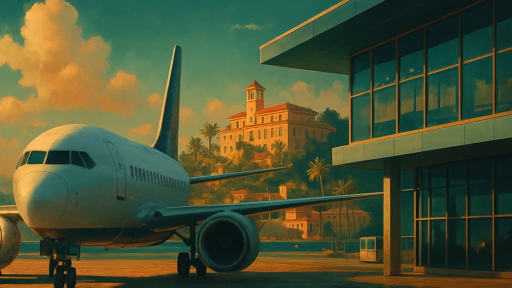 Original AI-generated travel illustration for: Save $150 On Marriott Hotel Stays With Amex Offers (Targeted)