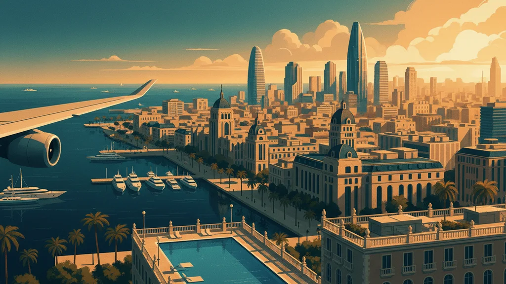 Original AI-generated travel illustration for: Classic Vacations identifies key luxury travel trends for the 2026 holidays