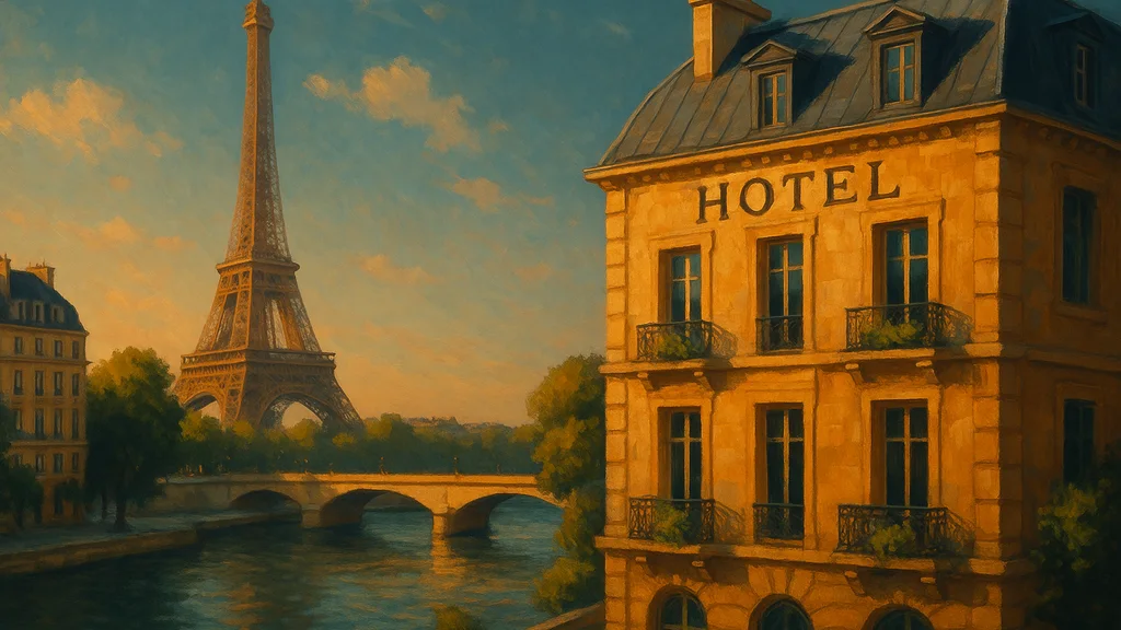 Original AI-generated travel illustration for: France