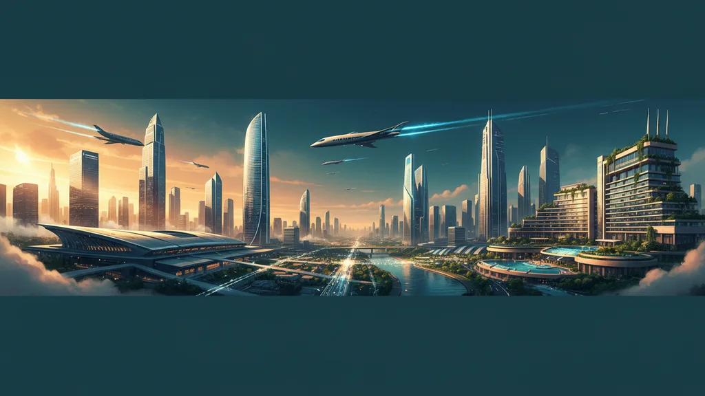 Original AI-generated travel illustration for: Why AI Agents Could Become Travel’s New Digital Front Door: Watch Video