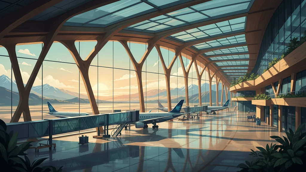 Original AI-generated travel illustration for: Salt Lake City celebrates completion of capital development programme