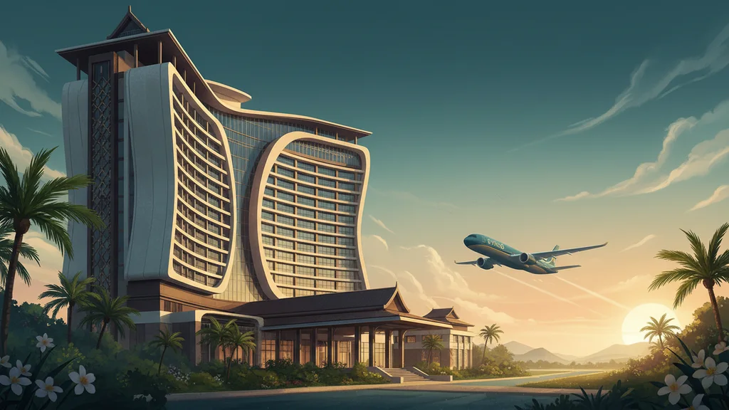 Original AI-generated travel illustration for: Waldorf Astoria Kuala Lumpur Opens With 268 Suites And Record Pricing