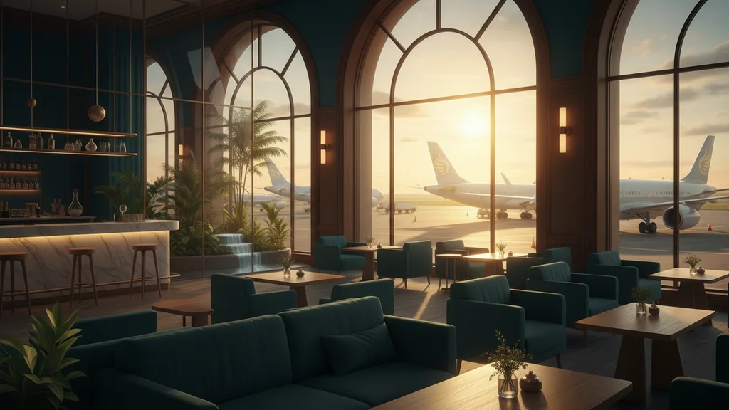 Original AI-generated travel illustration for: Marriott Bonvoy Nightly Upgrade Awards: How To Earn & Redeem Them, Maximize Value