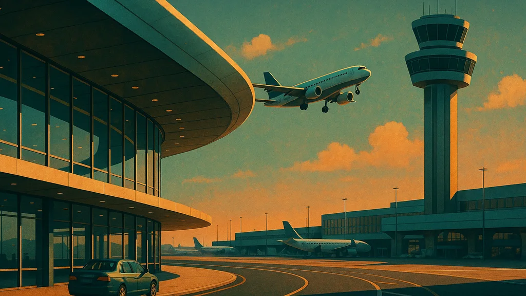 Original AI-generated travel illustration for: Policy paper: The national policy statement for ports