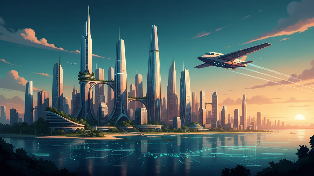 Original AI-generated travel illustration for: The New Math Behind Travel’s AI Roll-Ups