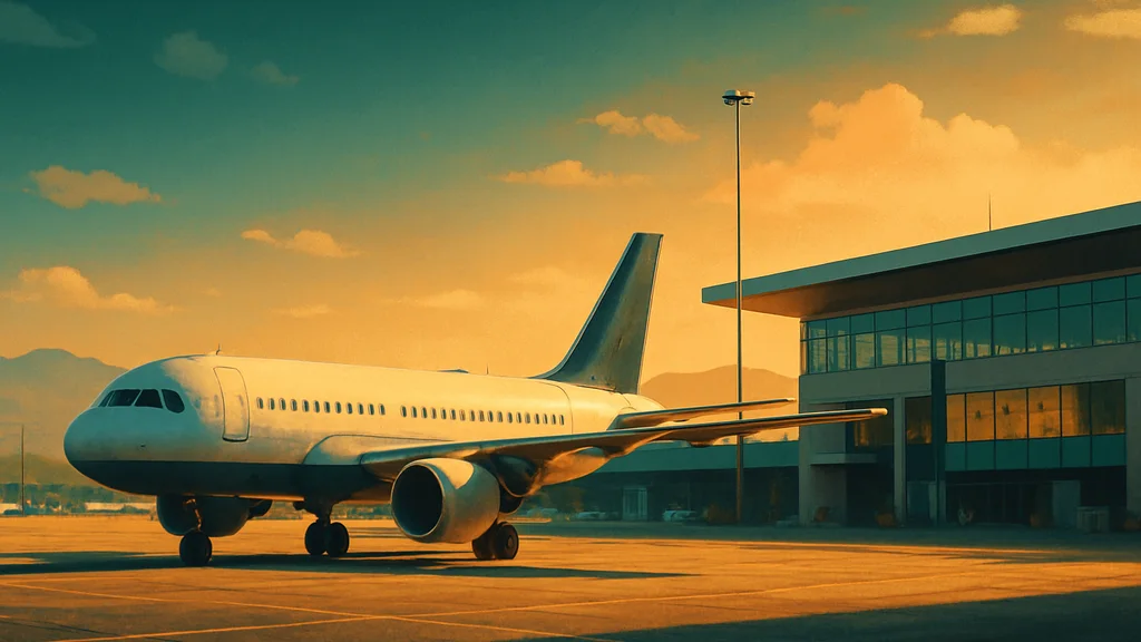 Original AI-generated travel illustration for: United Gateway Card Review: No Annual Fee & Up To 50K Bonus Miles