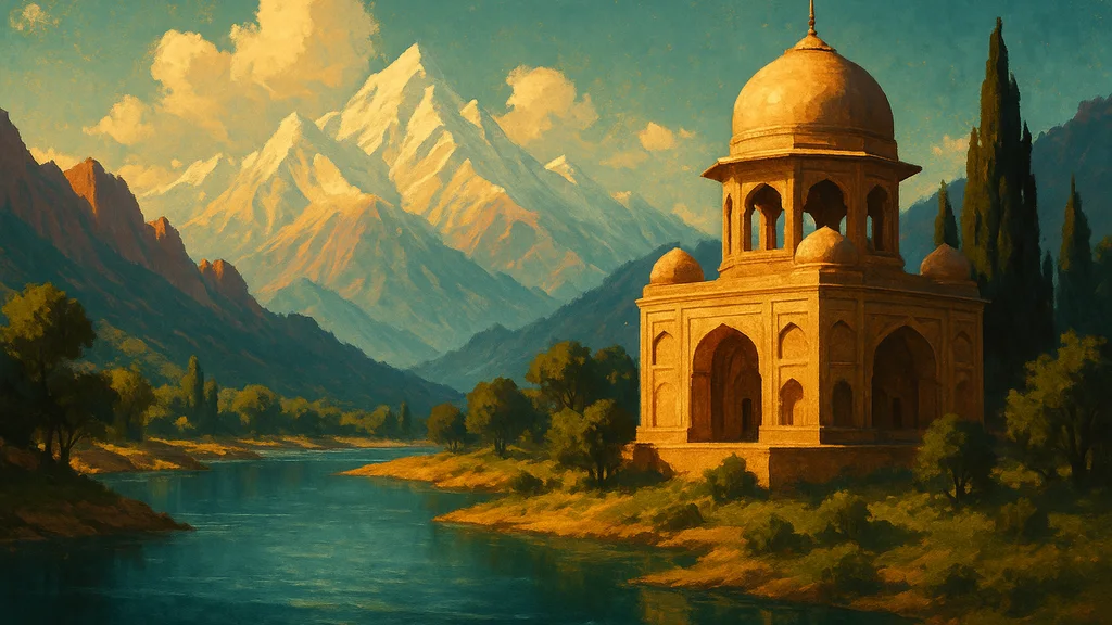 Original AI-generated travel illustration for: Pakistan