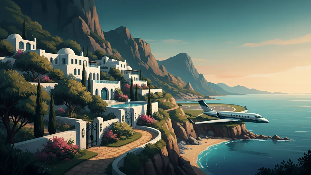Original AI-generated travel illustration for: Luxury Hotel Security: How to Protect Guests Without Hurting the Guest Experience