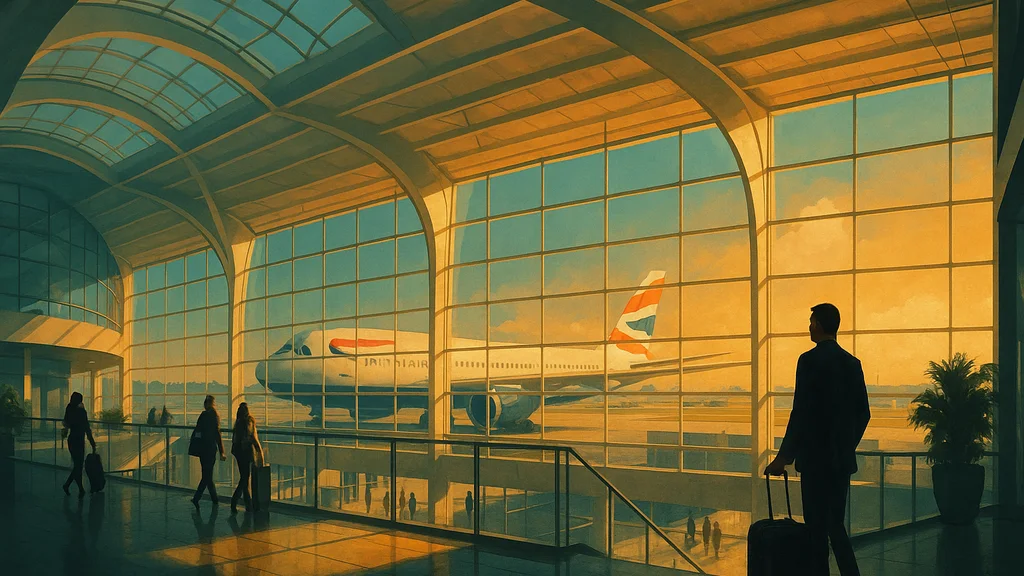 Original AI-generated travel illustration for: Great British Railways takes shape as HQ and apprenticeship scheme confirmed