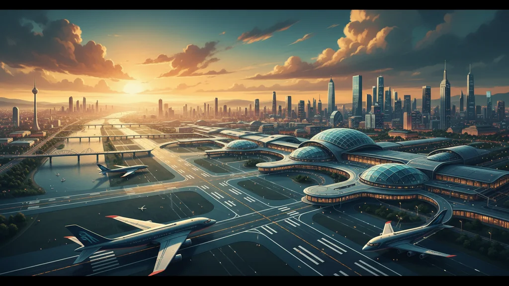 Original AI-generated travel illustration for: ICAO proposes new legal guidance to strengthen global aviation safety compliance