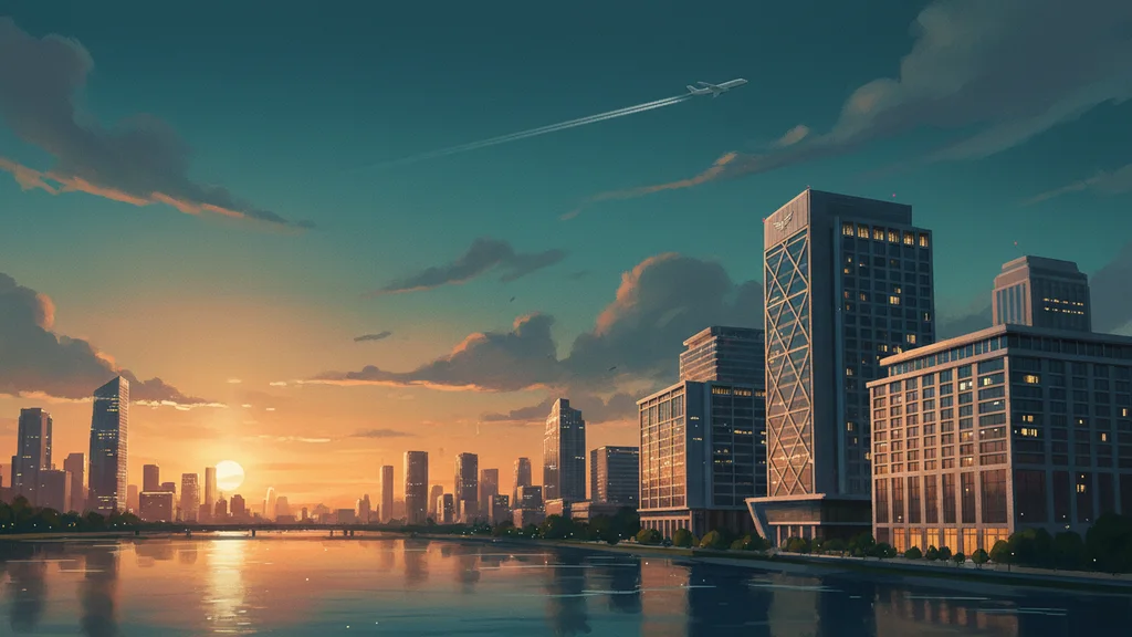 Original AI-generated travel illustration for: BWH Hotels unifies its global portfolio under WorldHotels