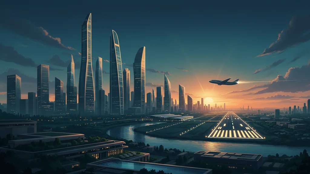 Original AI-generated travel illustration for: IATA: Airline payment costs reached $24.5 billion in 2025