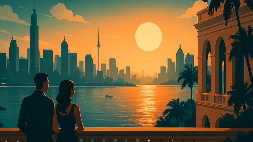 Original AI-generated travel illustration for: Meta Calls Travel ‘a Top Use Case’ for Muse — and Zuck Wants a Cut
