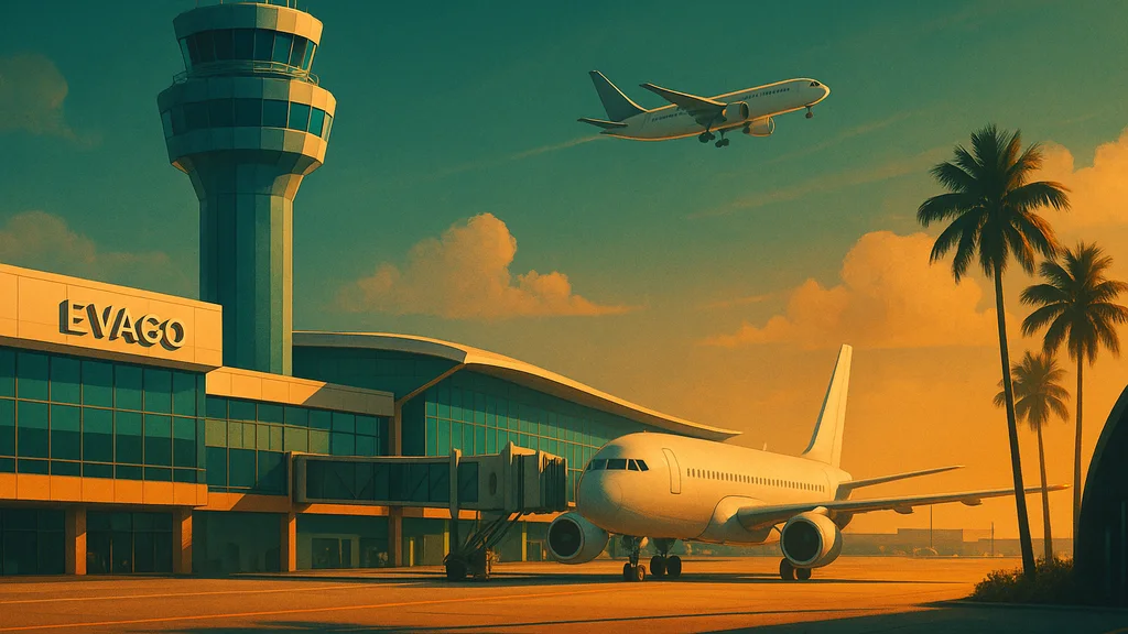 Original AI-generated travel illustration for: Booking Holdings plans $100m investment in Vayo