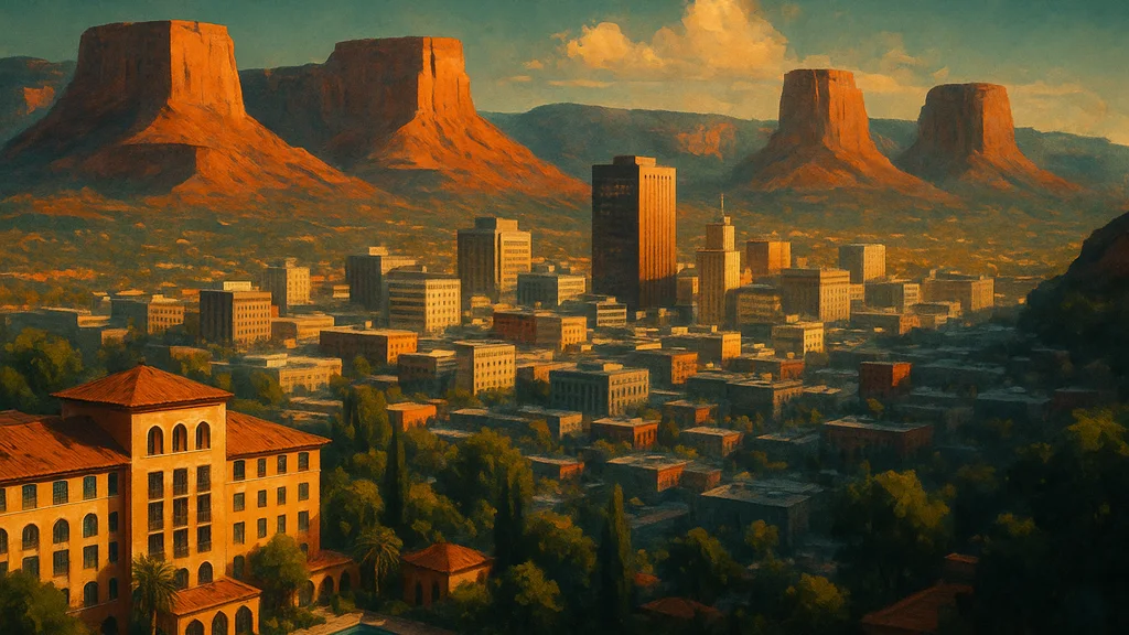 Original AI-generated travel illustration for: Canyons Village promotes Nikki Bedingfeld to Operations Manager