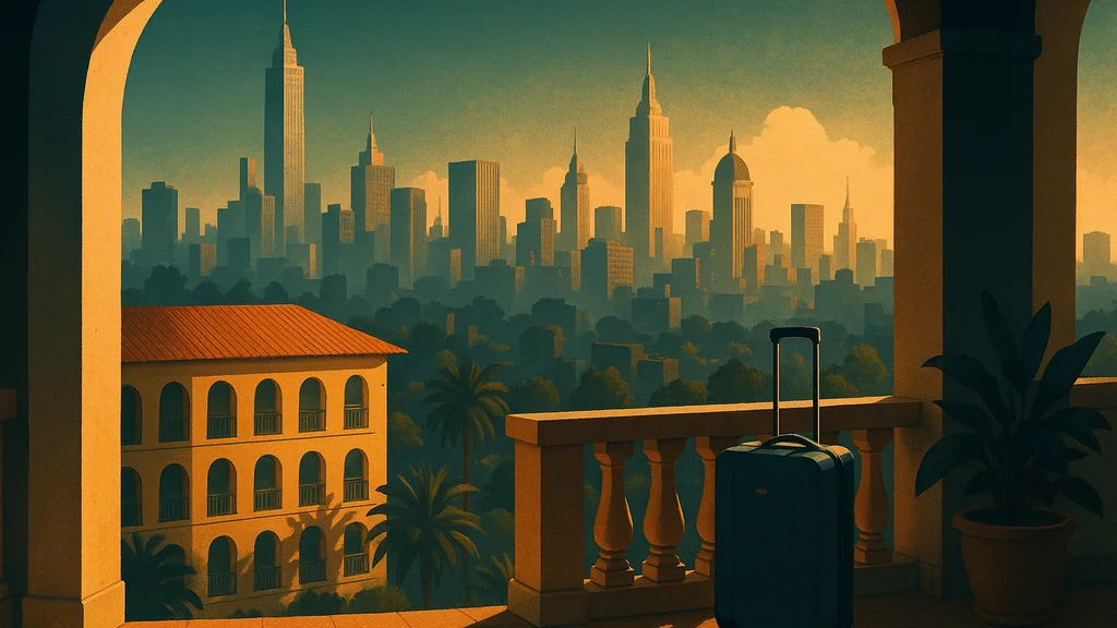 Original AI-generated travel illustration for: The Sustainable Traveler Is More Mainstream Than the Industry Thinks