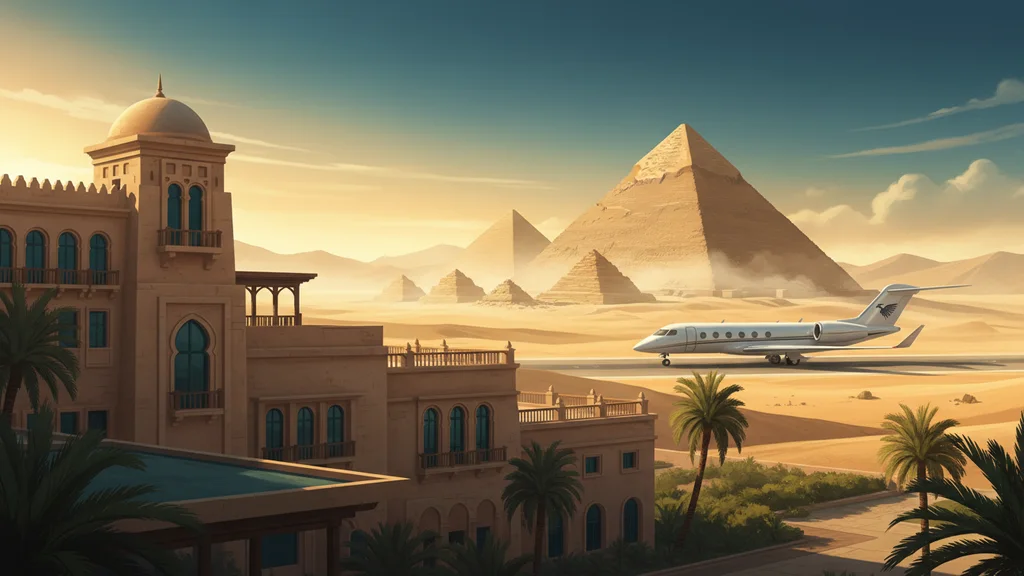 Original AI-generated travel illustration for: Egypt