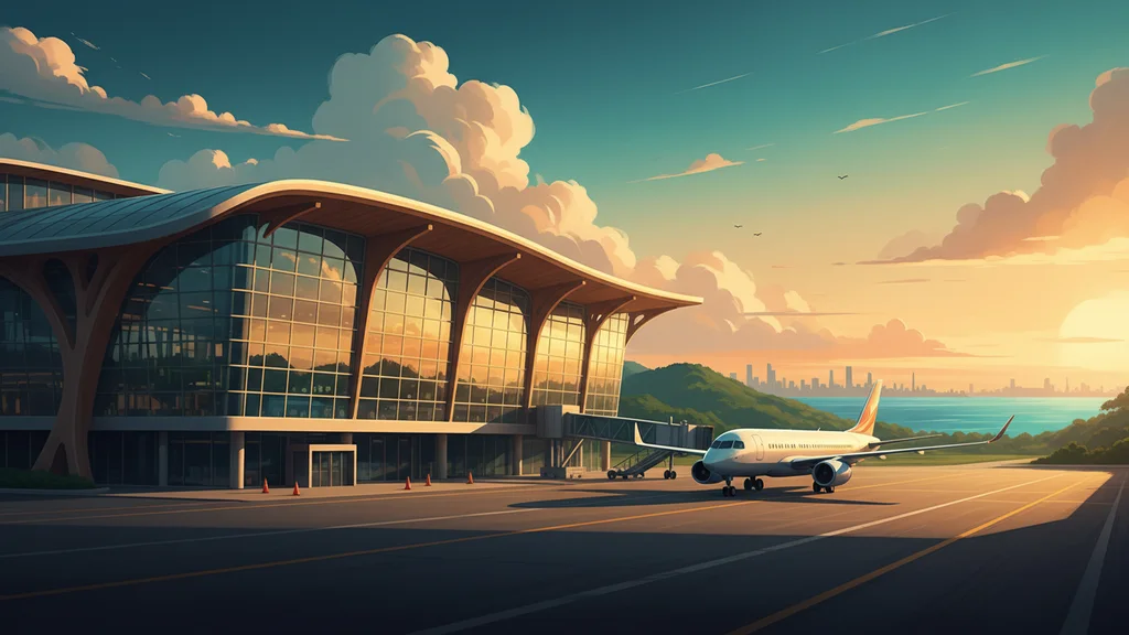 Original AI-generated travel illustration for: Guidance: Creating a carbon management plan for a transport project