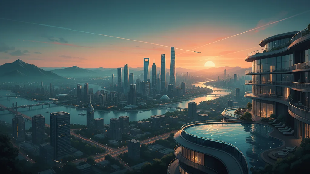 Original AI-generated travel illustration for: Would You Pay for Hotel Loyalty? 485,000 Accor Members in Asia Pacific Already Do