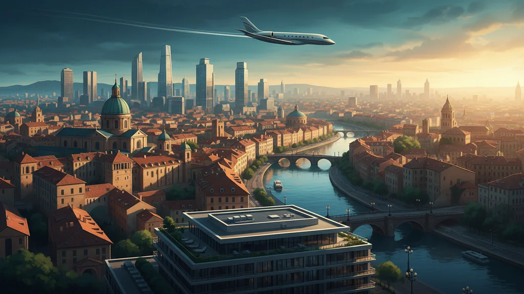 Original AI-generated travel illustration for: Sunday PropTech’s European Hotel Bet Has an Unexpected Profit Engine