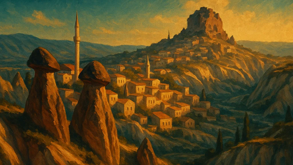 Original AI-generated travel illustration for: Turkey