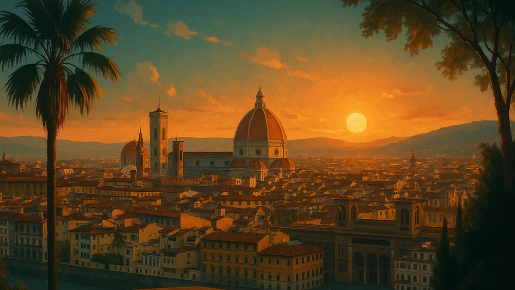 Original AI-generated travel illustration for: The Quiet Rise of Loveholidays on a 20-Year-Old Business Idea