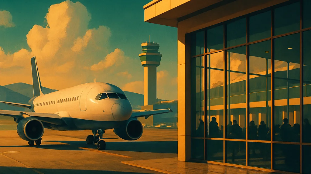 Original AI-generated travel illustration for: Amex Platinum Hotel Credit Devaluation: Two-Night Stay Required As Of 2027