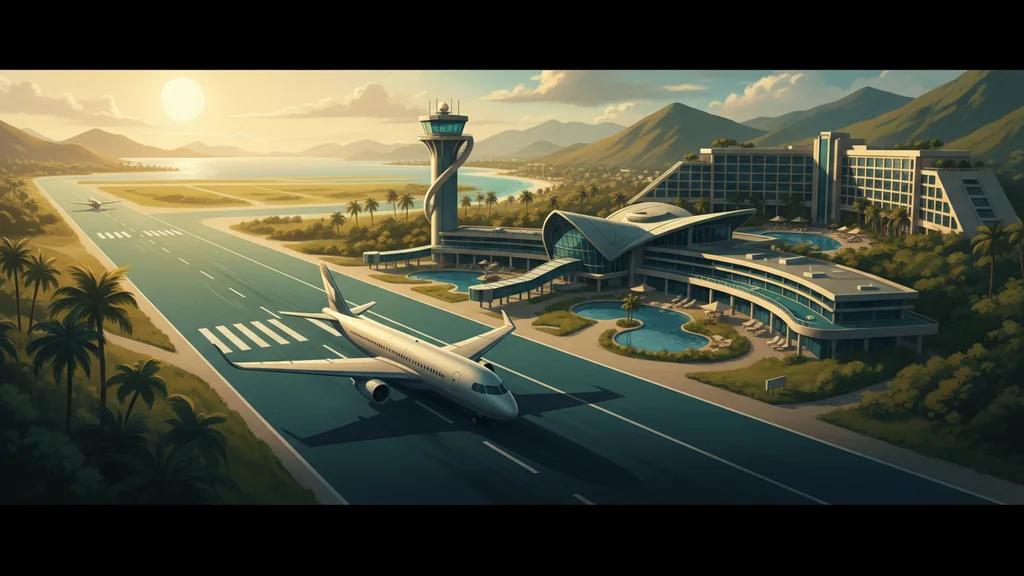 Original AI-generated travel illustration for: Hilton Honors Amex Cards: Limited Time Welcome Offers With Points + Free Night Award