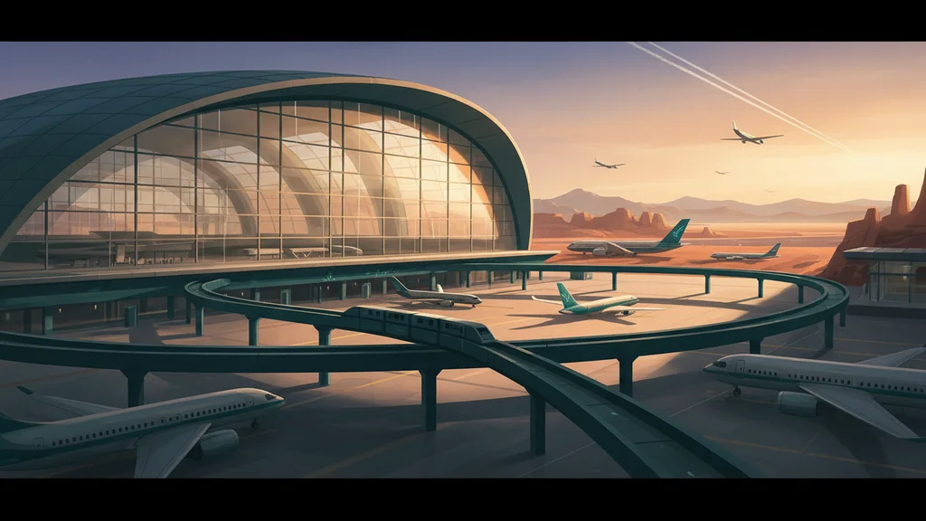 Original AI-generated travel illustration for: Guidance: Transport and Works Act orders: a brief guide