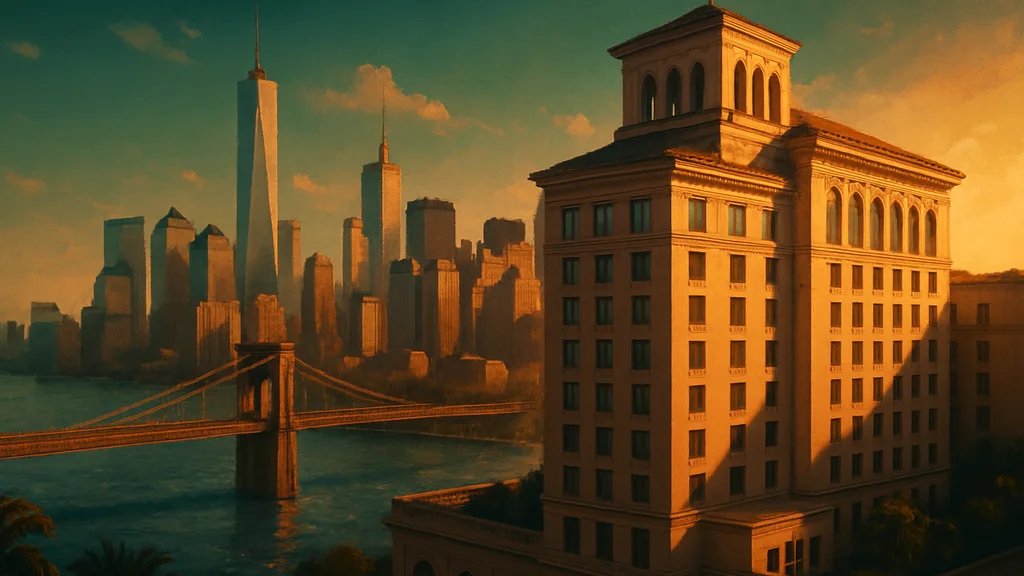 Original AI-generated travel illustration for: Hilton launches digital pay with points checkout